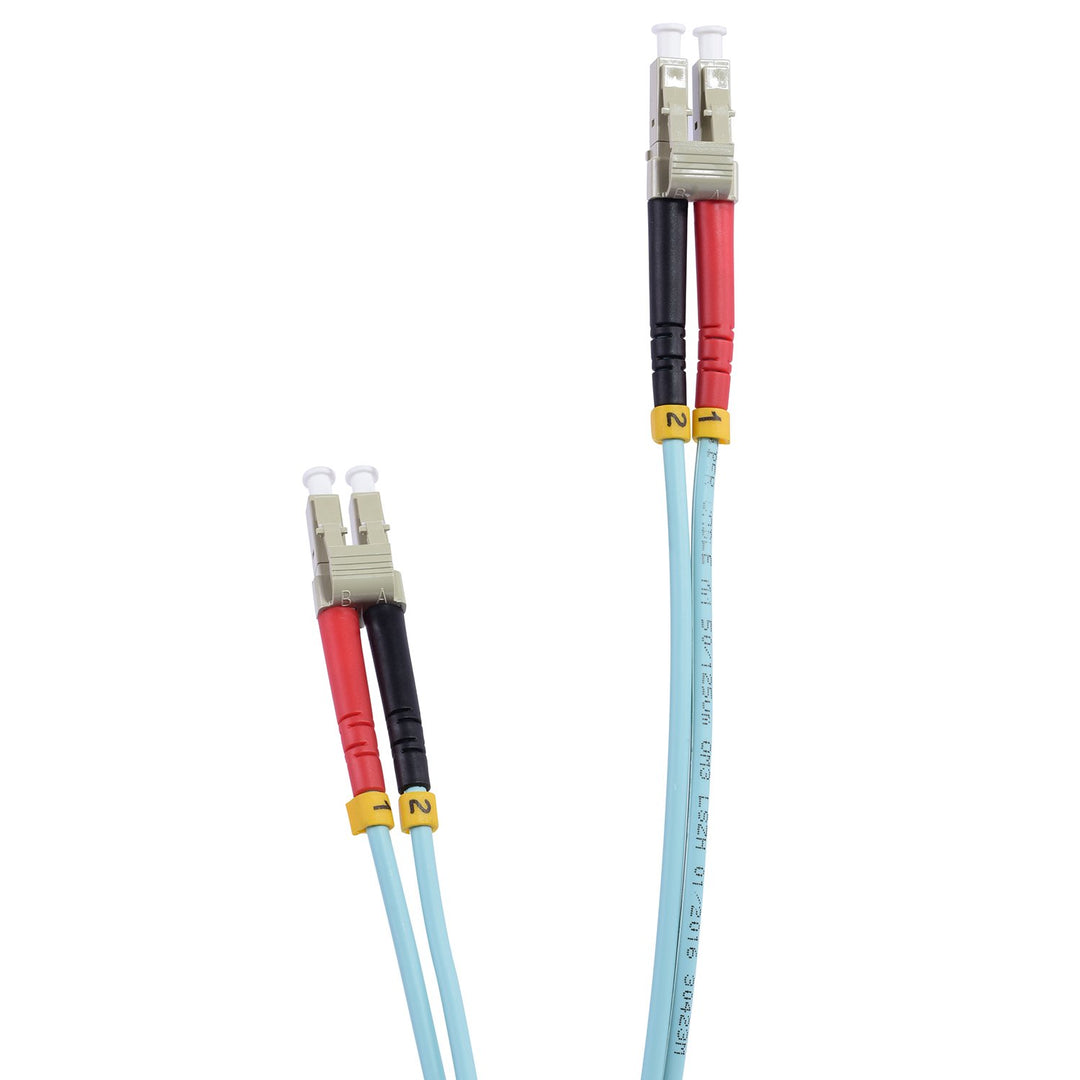 TPFNet Premium 5er Pack 3m LWL Glasfaser Fiber Patchkabel Netzwerkkabel OM3 Multimode LC/LC Duplex 5