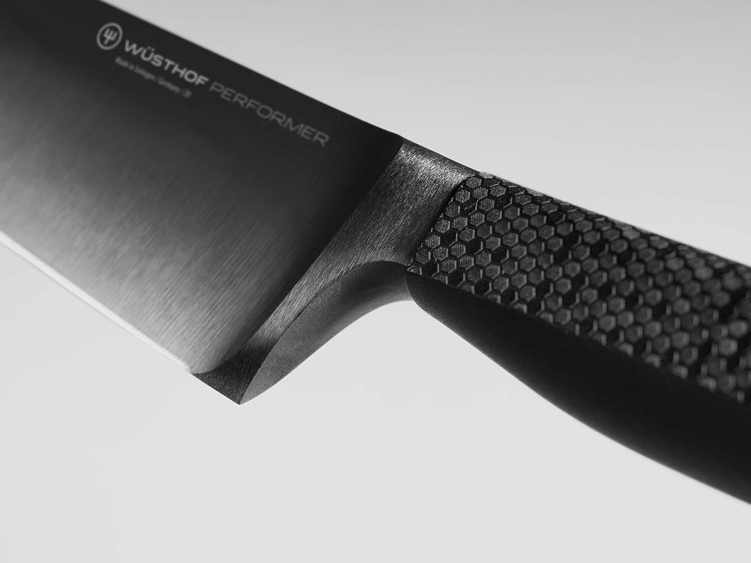 Wüsthof Kochmesser, Performer (1061200120), 20 cm Klinge mit DLC-Beschichtung, schwarzes Messer & Kl
