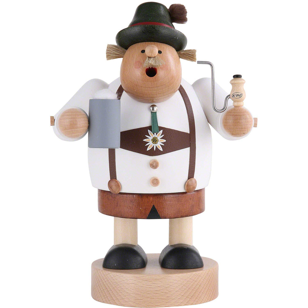 KWO Olbernhau Räuchermann Bayer, 20 cm, Mehrfarbig