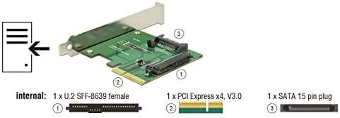 Delock PCIe x4 > U.2 Buchse NVMe
