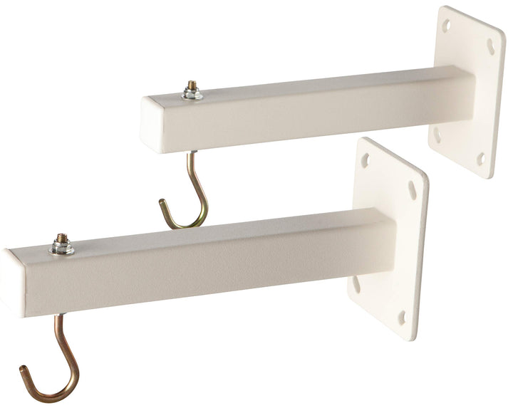 celexon Eco/Pro Serie Wandabstandshalter - 15cm - Stahl - weiss - 2 Halter Economy / Professional 15