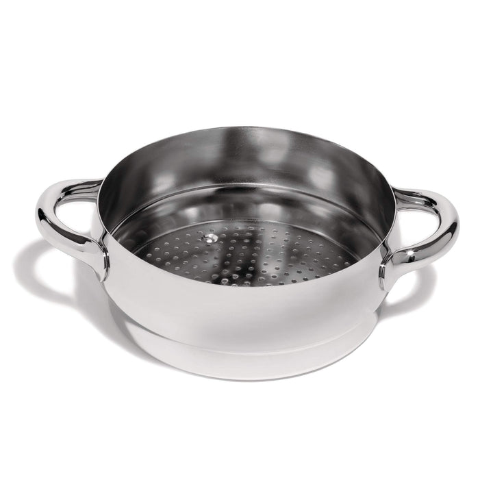 Alessi Mami Einsatz Dünsten, Edelstahl, Silber, 3 x 28 x 18.5 cm