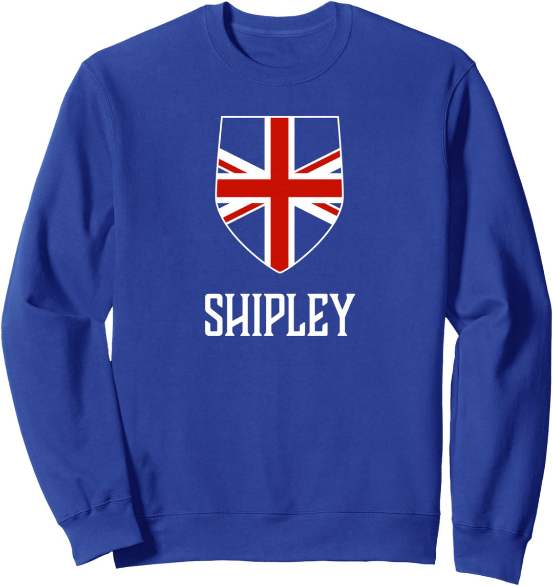 Shipley, England - Britisches Union-Jack-T-Shirt Sweatshirt