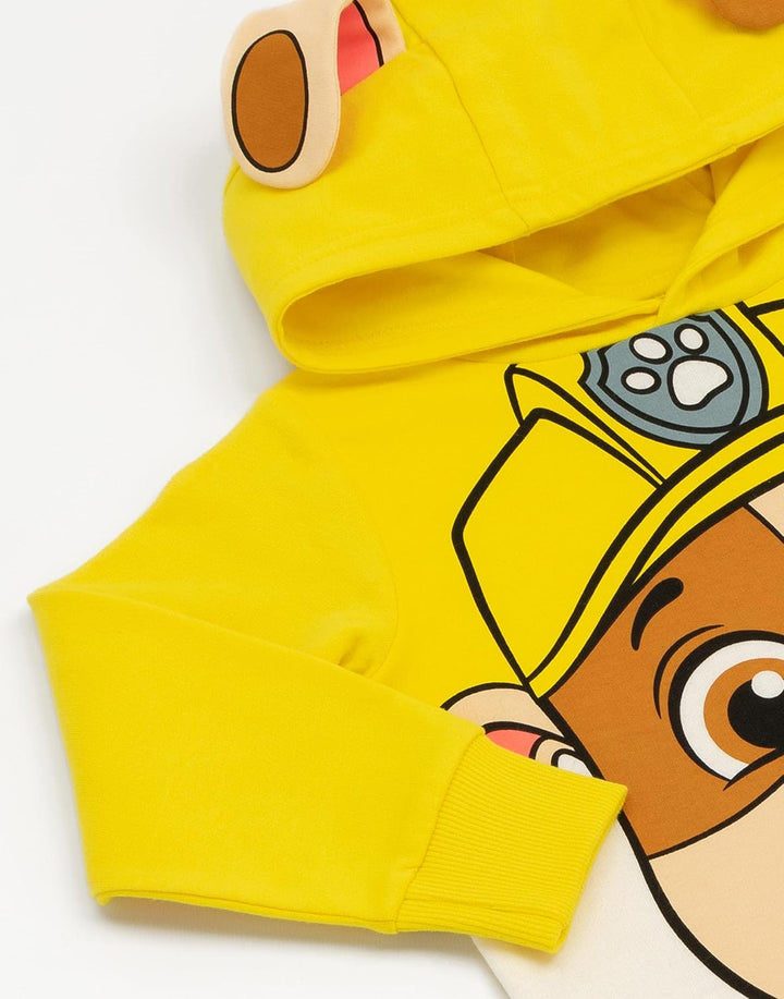 PAW PATROL Kids Hoodie Chase Marshall Skye Everest ODER Rubble 3D Ohren Pullover 2-3 Jahre Rubble, 2