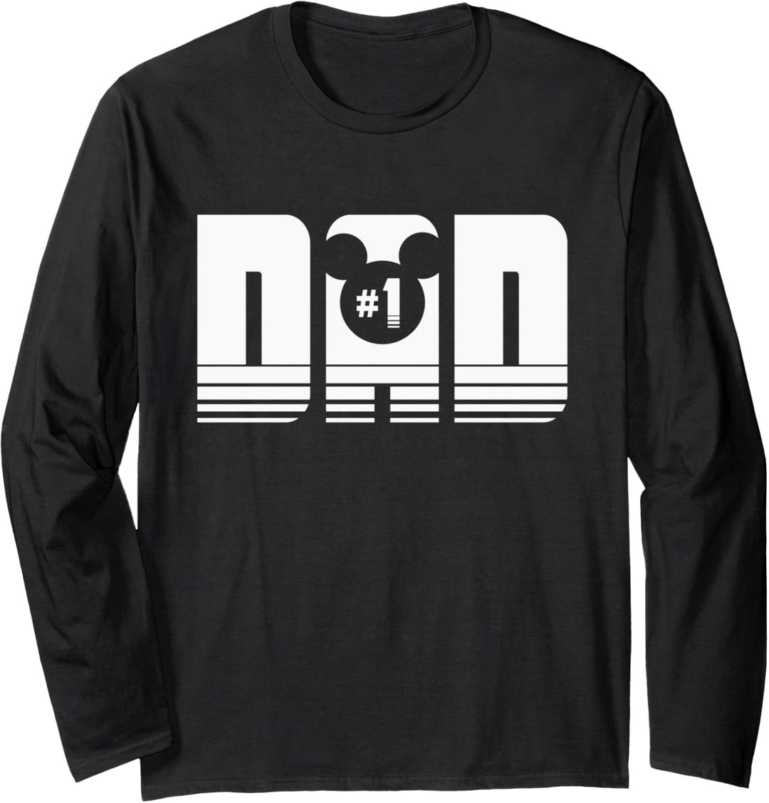 Disney Mickey Mouse Icon #1 Dad Langarmshirt