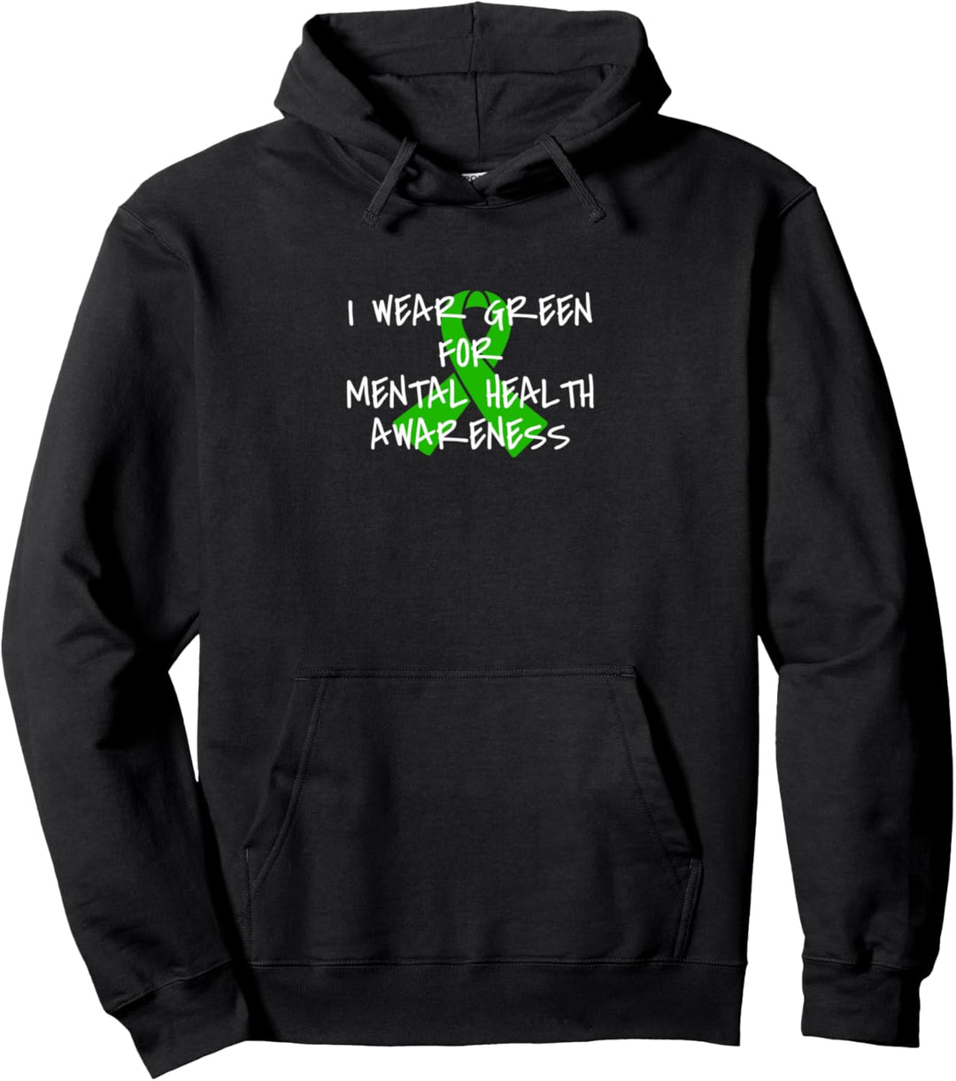 Mental Health Matters Anxiety Mental Health Awareness Grün Pullover Hoodie