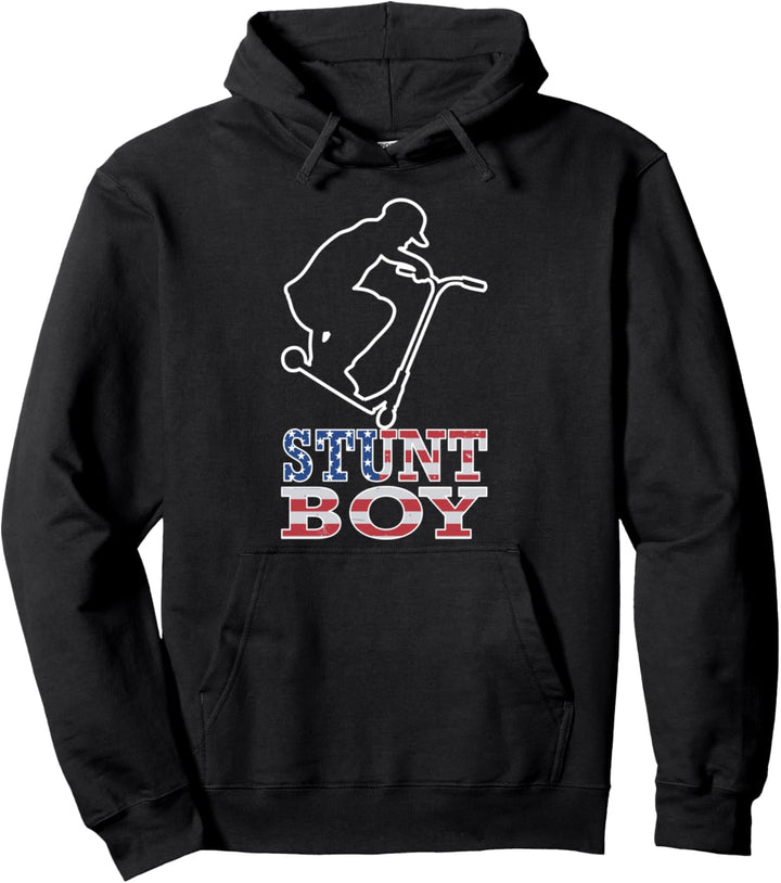 Stunt Scooter für Skater und Tretroller Fahrer Pullover Hoodie