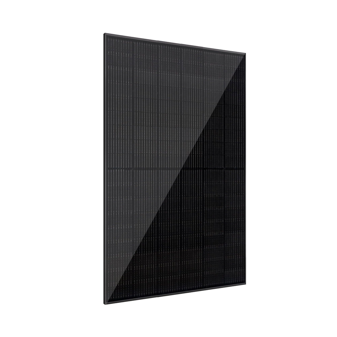VALE Solarmodul Bifazial 450 Wp Full Black - Glas-Glas-Module - Solarpanel für Balkonkraftwerke - Un