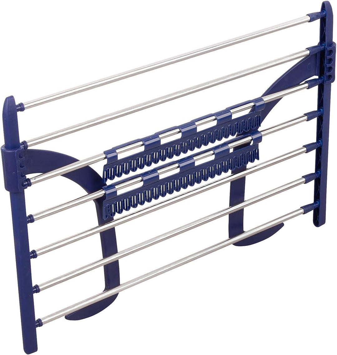 PEARL Handtuchhalter: Premium-Teleskop-Wäschetrockner f. Heizkörper &amp; Balkon, 4 m ausziehbar (Balkon
