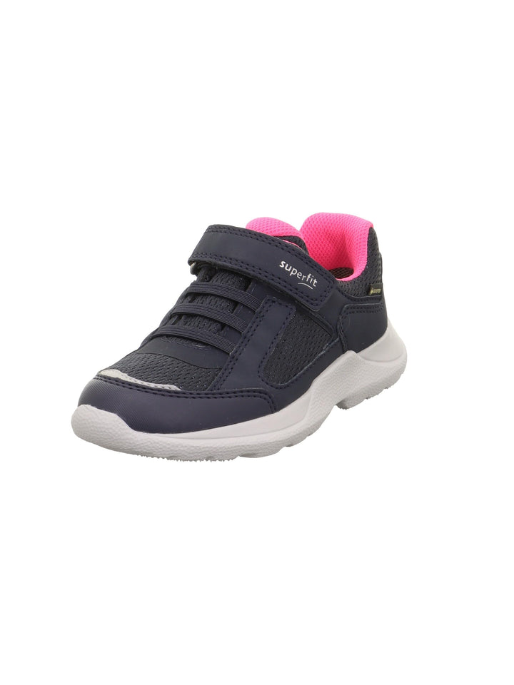 Superfit Mädchen Rush Sneaker 32 EU Blau Pink, 32 EU Blau Pink