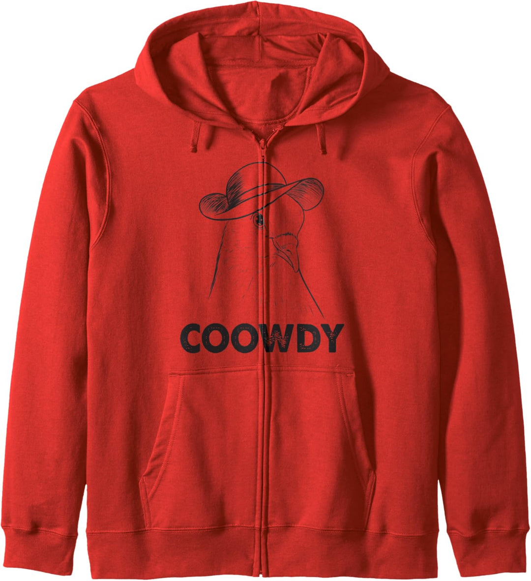 Coowdy Howdy Meme Pigeon Meowdy Texas Cowboy Bleib Coo Kapuzenjacke