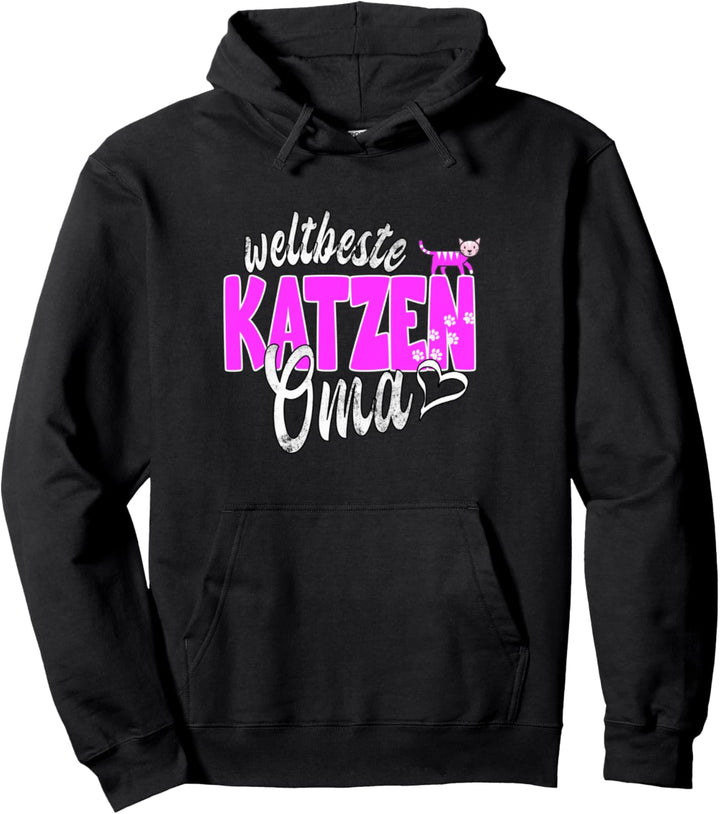beste Katzen Oma Katzenoma Katzenbesitzer Pullover Hoodie