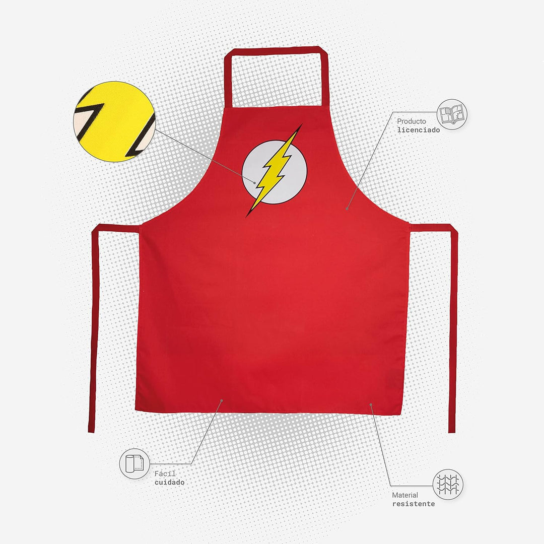 SD Toys Unisex Delantal Flash DC Comics Flash DC Comics Schürze, _, Único