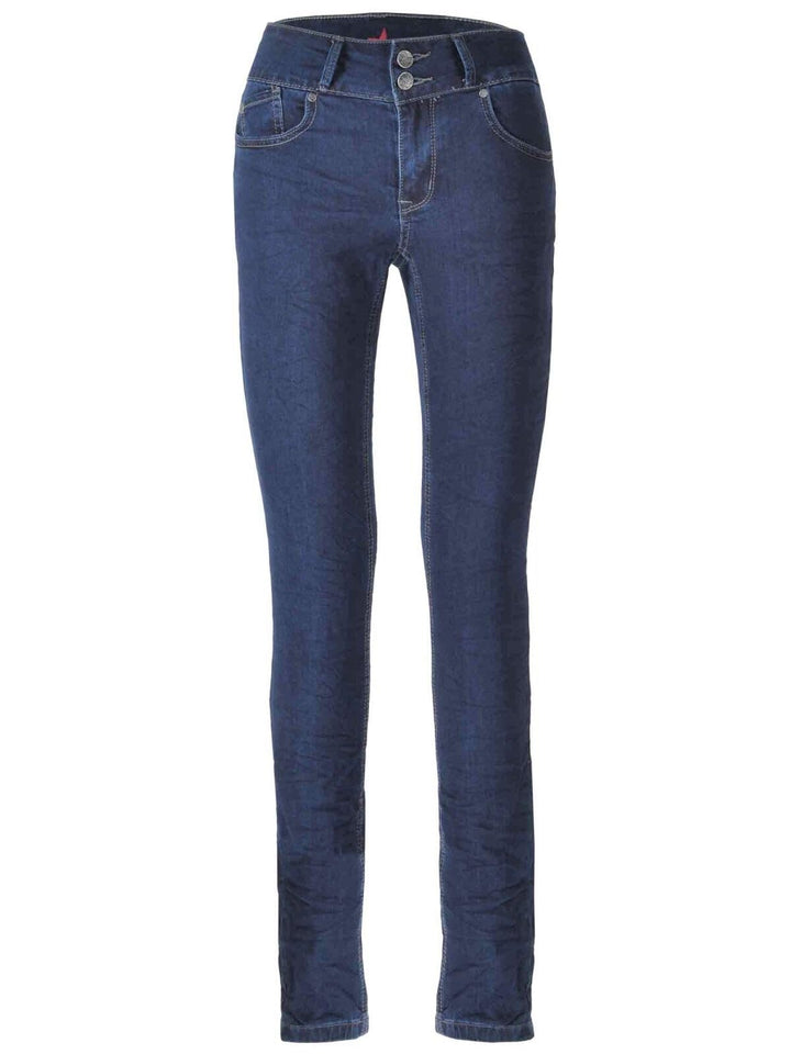 Buena Vista Jeans Tummyless Stretch Denim in Blau, Grösse S