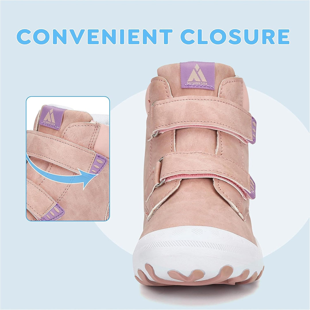 Mishansha Kinder Wanderschuhe Rutschfest Leicht Trekking Wanderstiefel für Jungen Mädchen Gr.24-38 D