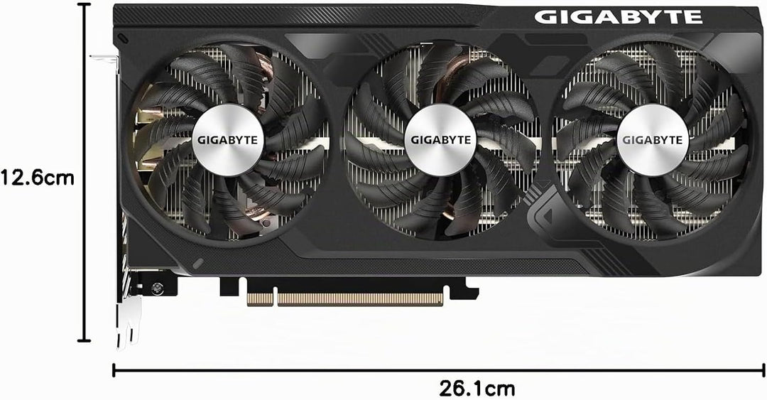 GIGABYTE GeForce RTX 4070 SUPER WINDFORCE OC 12G NVIDIA 12 Go GDDR6X Windforce Einzeln, Windforce Ei