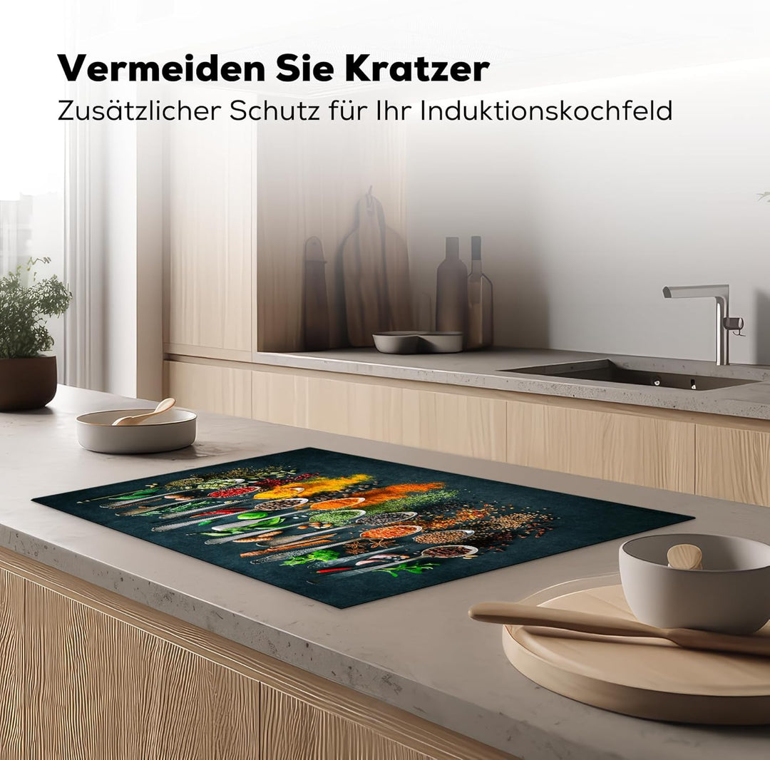 KitchenYeah© Herdabdeckplatte Einteilig Küche Herdabdeckung Ceranfeld Herdabdeckplatten Anti Rutsch