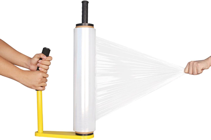 6 Rollen Stretchfolie Transparent 23my 2,5kg 500mm Handstretchfolie Stretchfolienrolle Palettenfolie