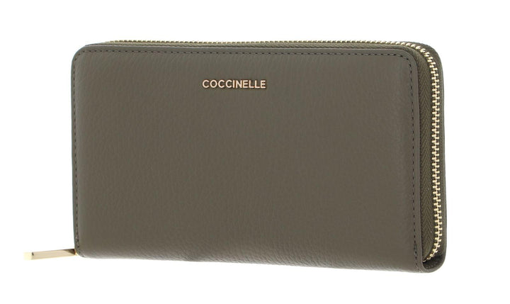 Coccinelle Metallic Soft - Geldbörse 7cc 18 cm Laurel Green, Laurel Green