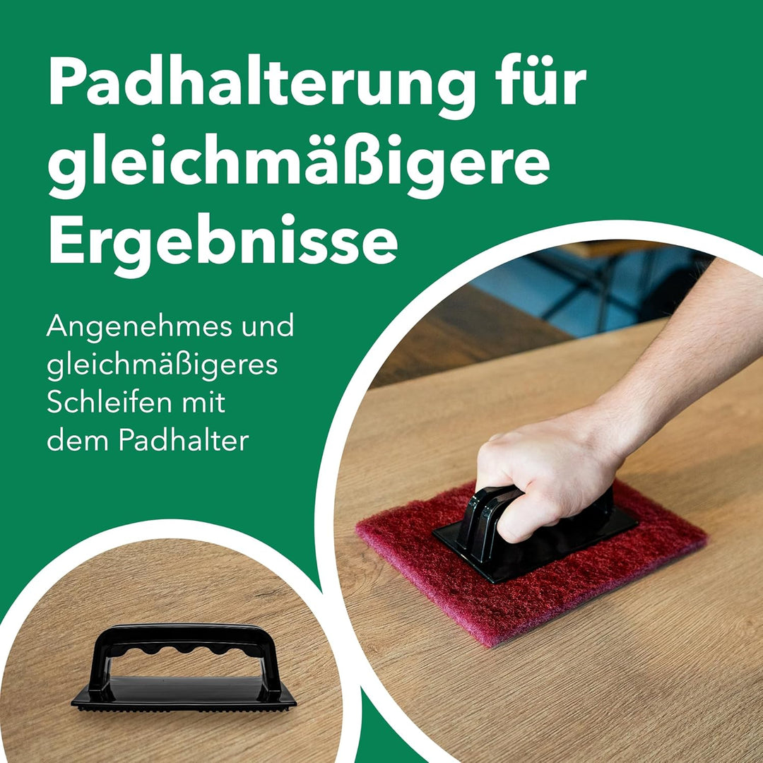 BISATEX® Schleifvlies 5er Set verschiedene Körnungen P100-800 - Langlebige &amp; zuschneidabre Schleifpa