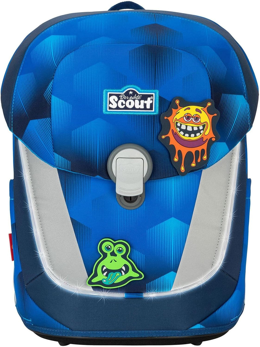 Scout Sunny II Schulranzen-Set 5-tlg. Exklusiv Safety Light Funny Freaks 2023