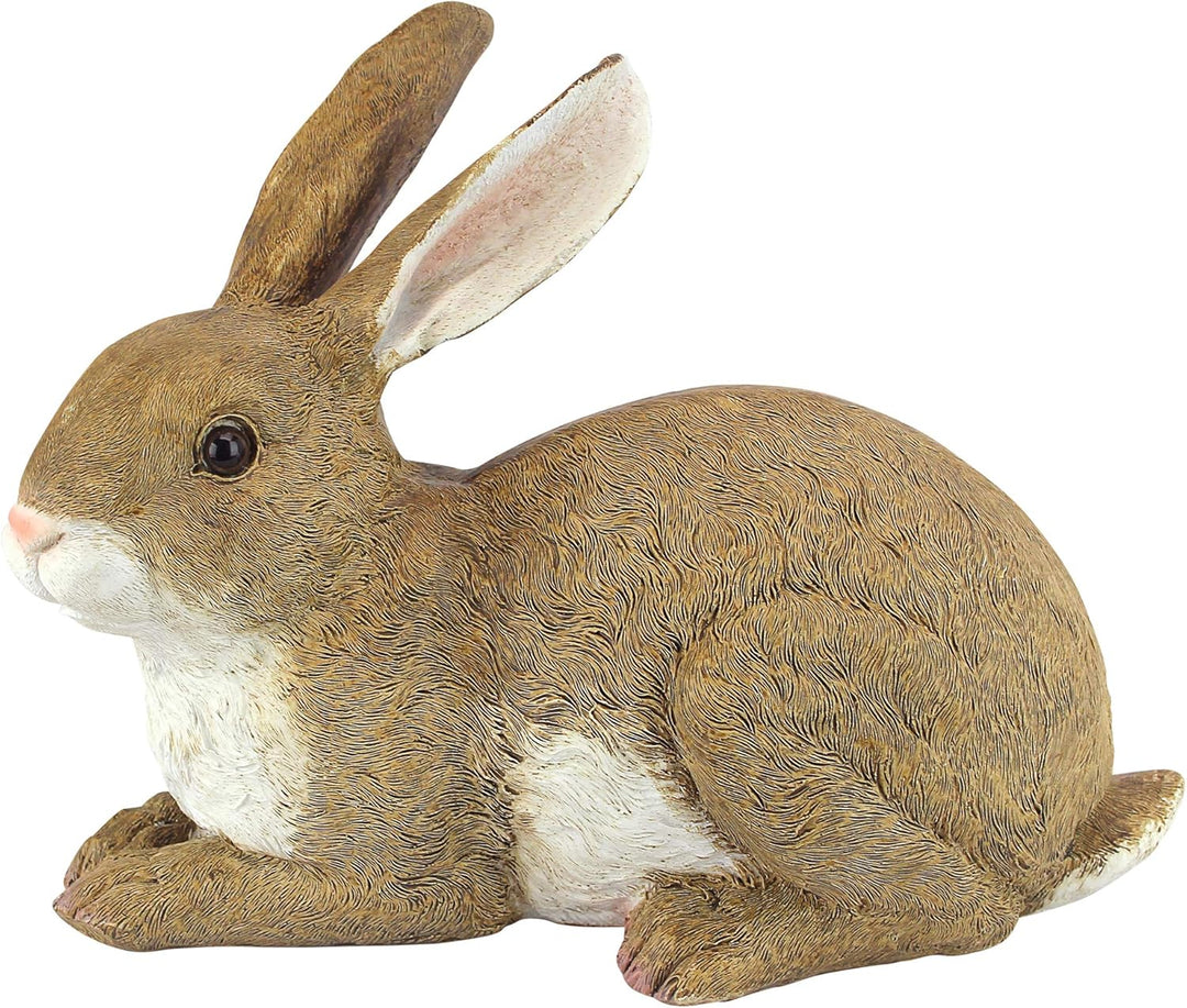 Design Toscano Bashful, der liegende Hase, Liegende Hasenfigur, Bashful