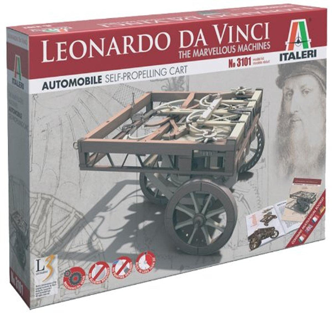 Italeri 510003101 - IT L Da Vinci Automobile Self Prop Cart