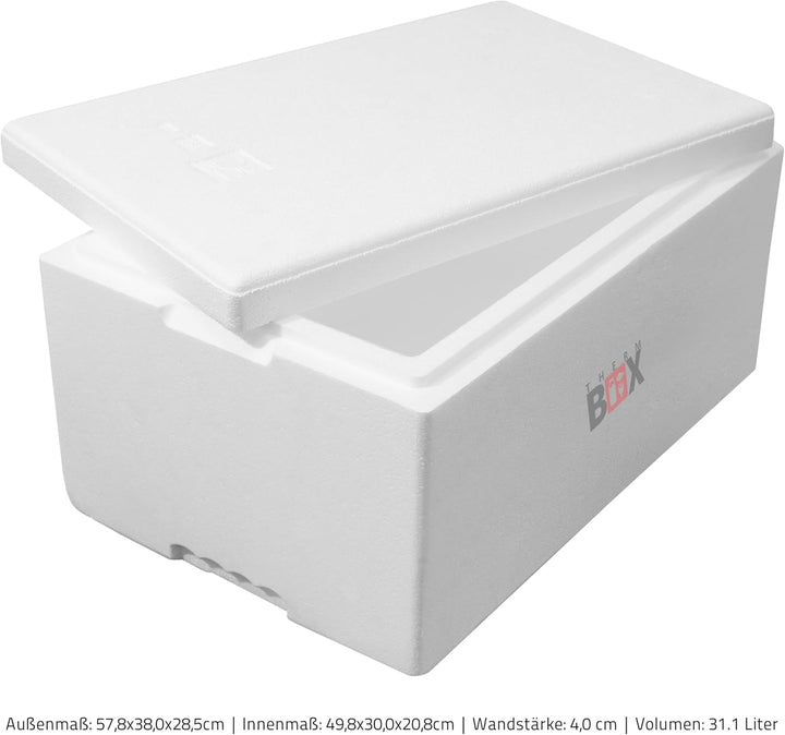 THERM BOX Modularbox 14L bis 43L Erweiterbar Verschiedene Grössen Styroporbox Kühlbox Warmhaltebox W