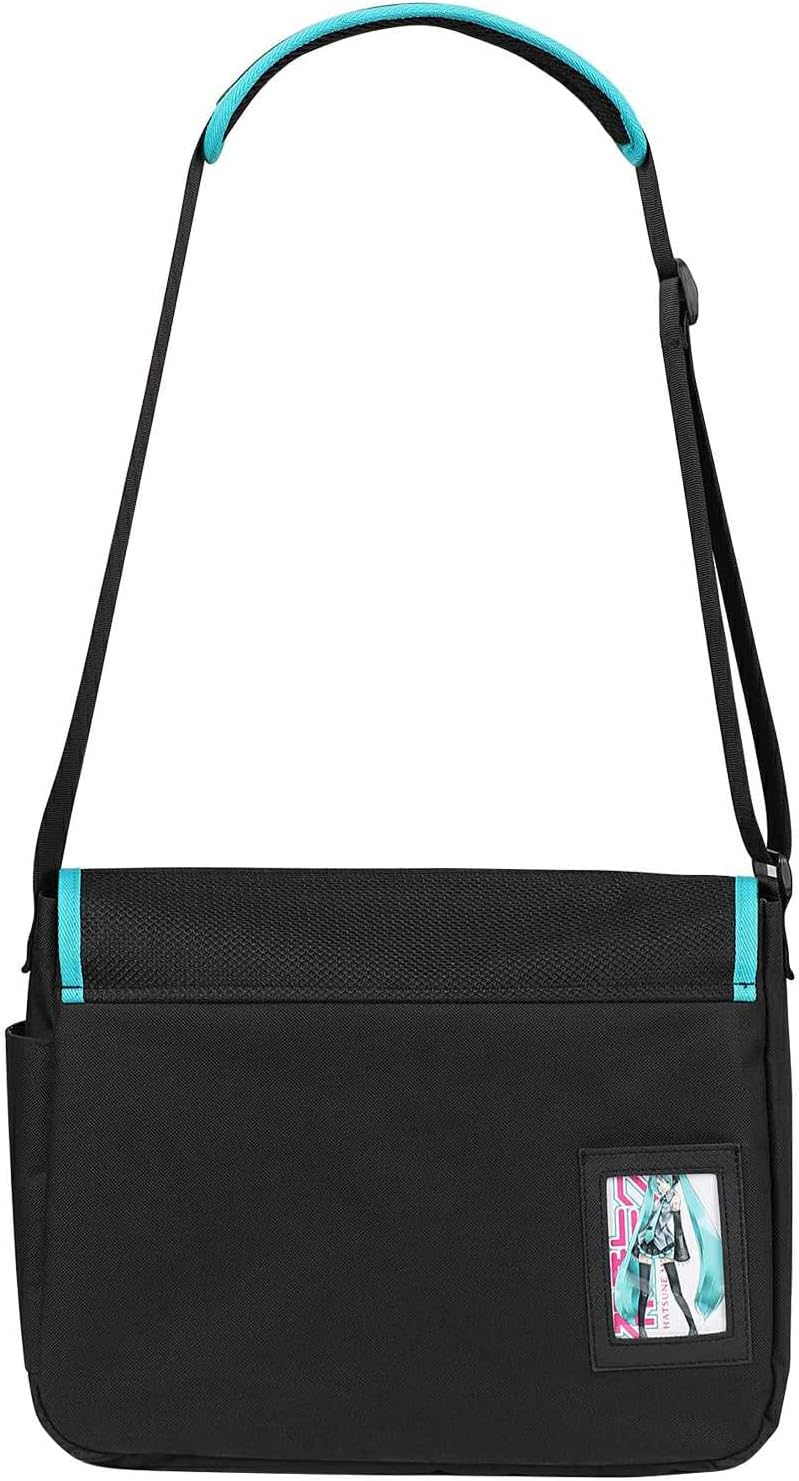 FIREFIRST x Hatsune Miku & Kagamine Rin/Len Schule Schultertaschen .Türkis W36×H30×D12.5（cm）, .Türki