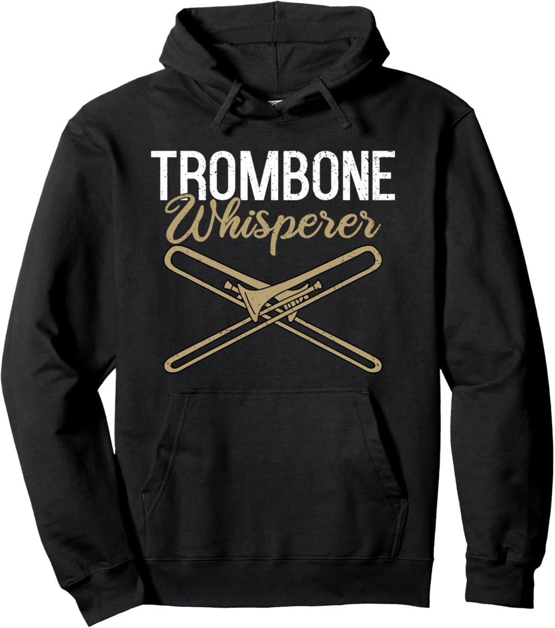 Posaune Blasmusik Geschenk Posaunenspieler Kapelle Posaune Pullover Hoodie