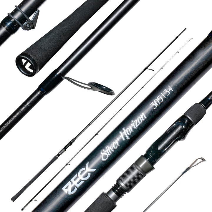 ZECK - Weitwurf-Spinnrute - Silver Horizon 305 | 34g - Spinnfischen