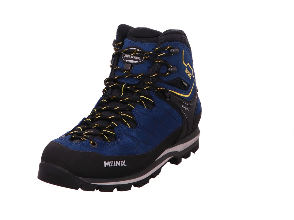 Meindl Herren Wanderstiefel 38 EU Marine Gelb, 38 EU Marine Gelb