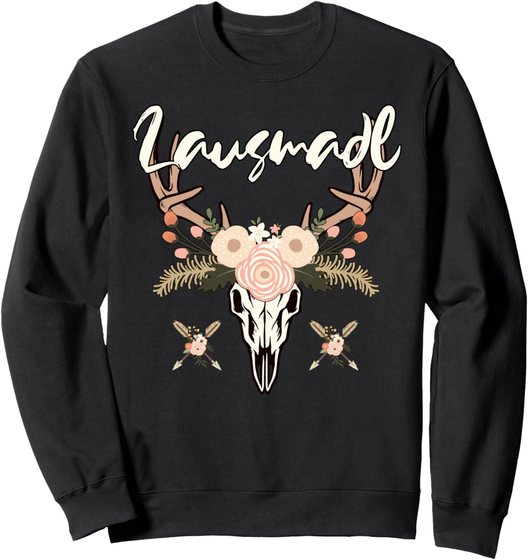 Lausmadl lustiges Oktoberfest kleidung Tracht Ersatz Wiesen Sweatshirt