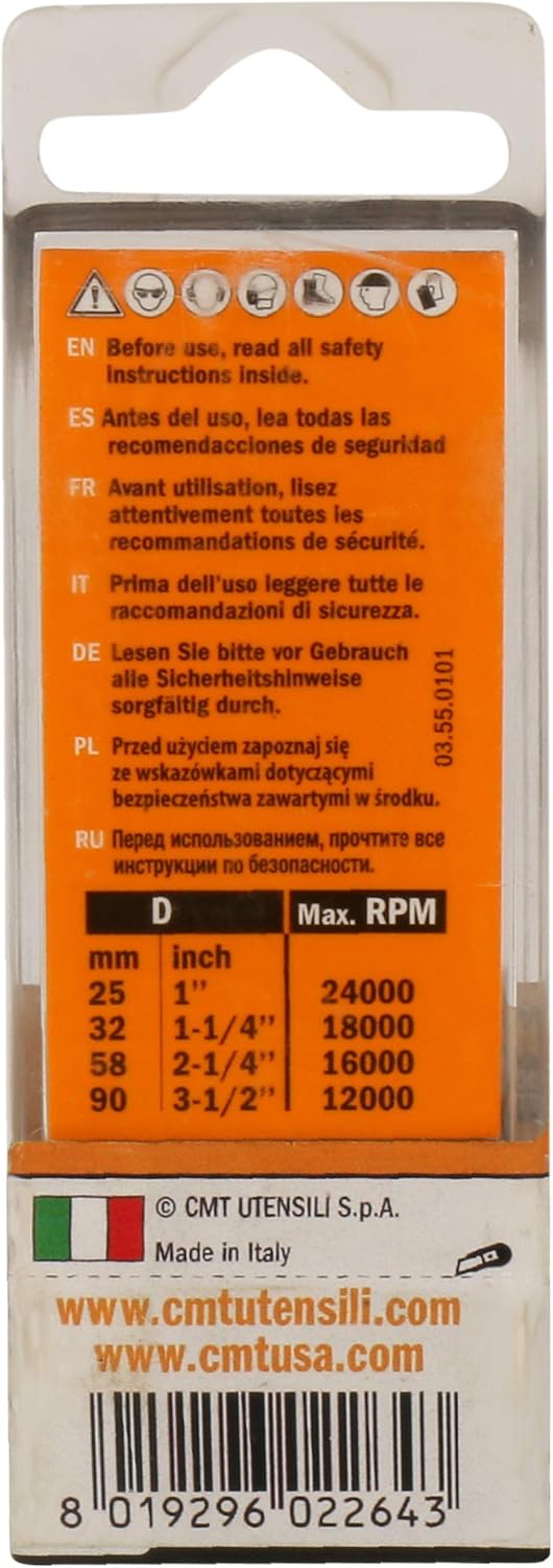 CMT ORANGE TOOLS 174.150.11 - NUTFRÄSER HM Z2 S=8X40 D=15X20X60 RE