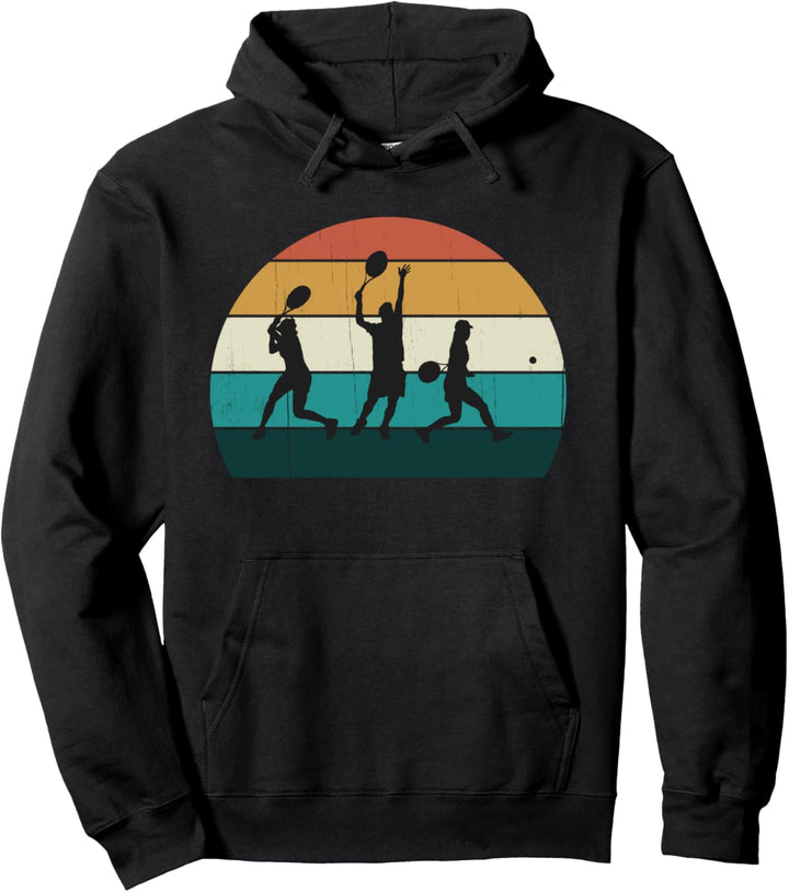 Retro-Tennisspieler - Vintage Group Play Server / Shot Gift Pullover Hoodie