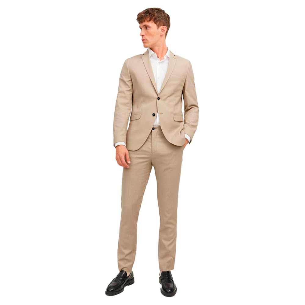 JACK & JONES Male Einreihiger Blazer JPRSOLARIS Super Slim Fit Blazer 42 Pure Cashmere, 42 Pure Cash