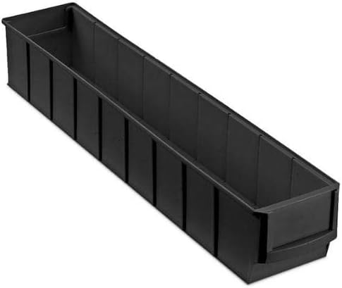 SuperSparSet 24x Leitfähige Industriebox 500 S | HxBxT 8,1x9,1x50cm | 2,8 Liter | ESD, Sichtlagerkas