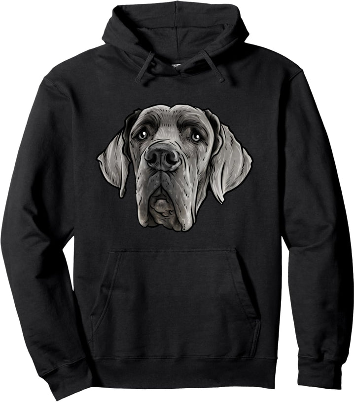 Deutsche Dogge Hund Damen Herren Geschenk Pullover Hoodie