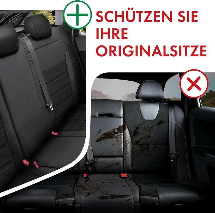 Walser Passform-Sitzbezug Aversa, Schonbezug für BMW 3 (E90) 02/2004-02/2012, 1 Rücksitzbankbezug No