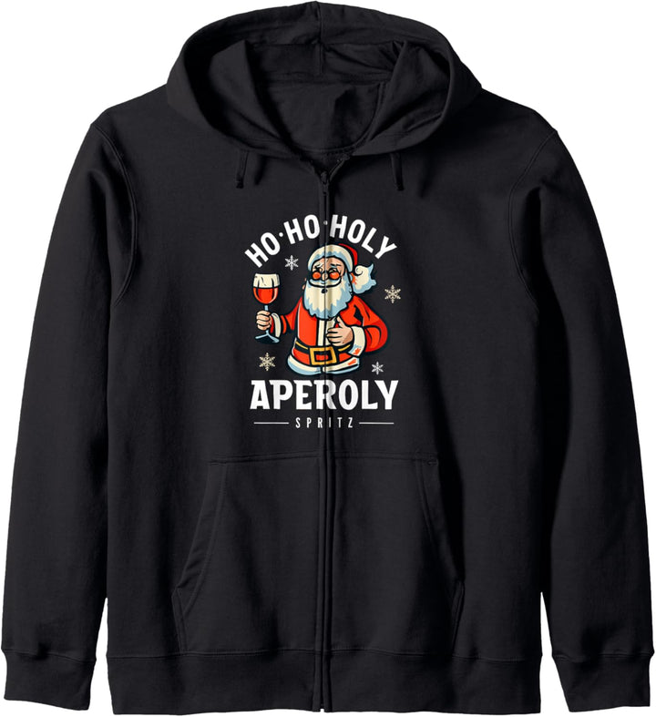 Ho Ho Holy - Aperoly Spritz Nikolaus Weihnachten Aperoli Kapuzenjacke