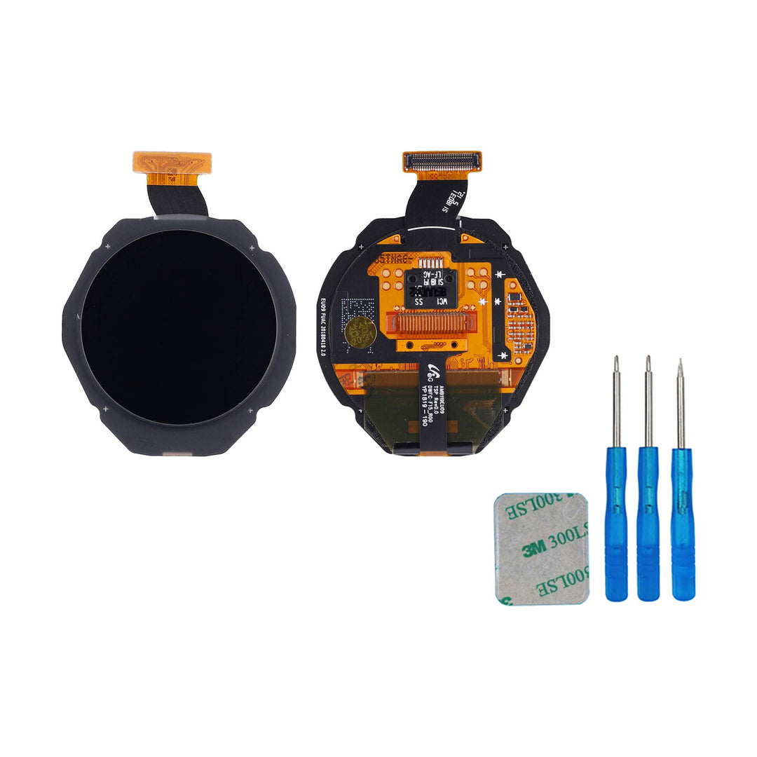 swark LCD Display Kompatibel mit Samsung Galaxy Watch 42 mm SM-R810 (Schwarz) LCD Screen Digitizer A