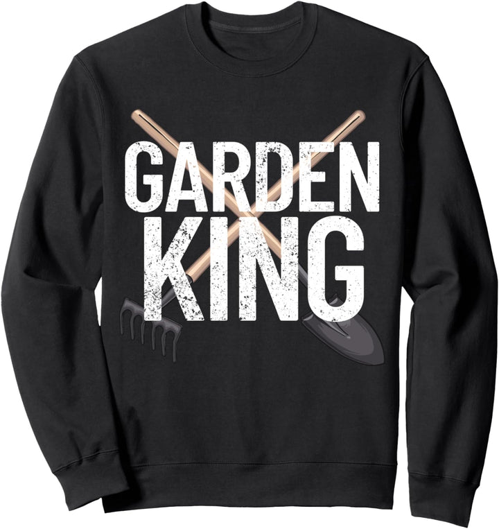 Garden King Pflanzen wachsen Pflanzen Herren Gartenarbeit Sweatshirt