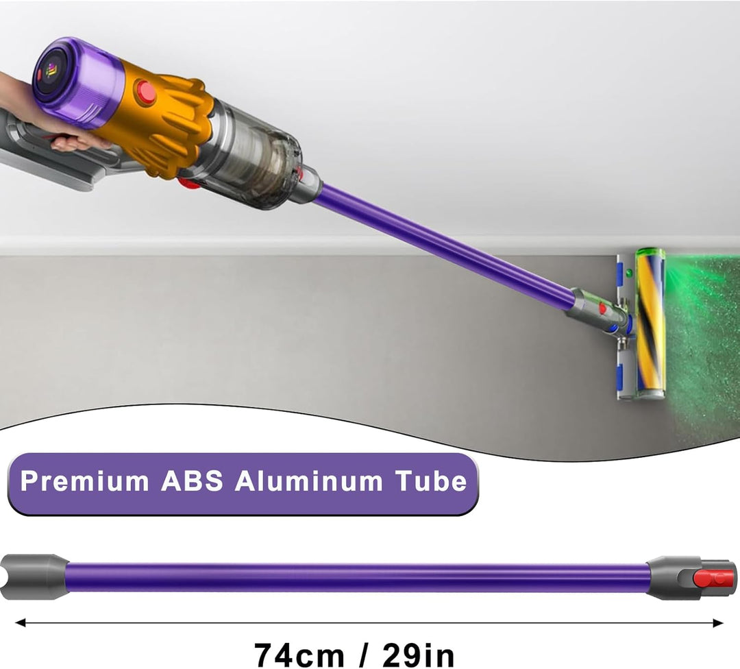 Ersatzteile Verlängerungsrohr für Dyson V12 Detect Slim Staubsauger, Saugrohr Länge 74 cm, Rohr Ersa