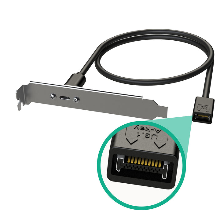 LINKUP - USB3.2 Gen2 2x2 20Gbps USB-C Typ Interne Panel Kabelmontage Motherboard Header Erweiterungs