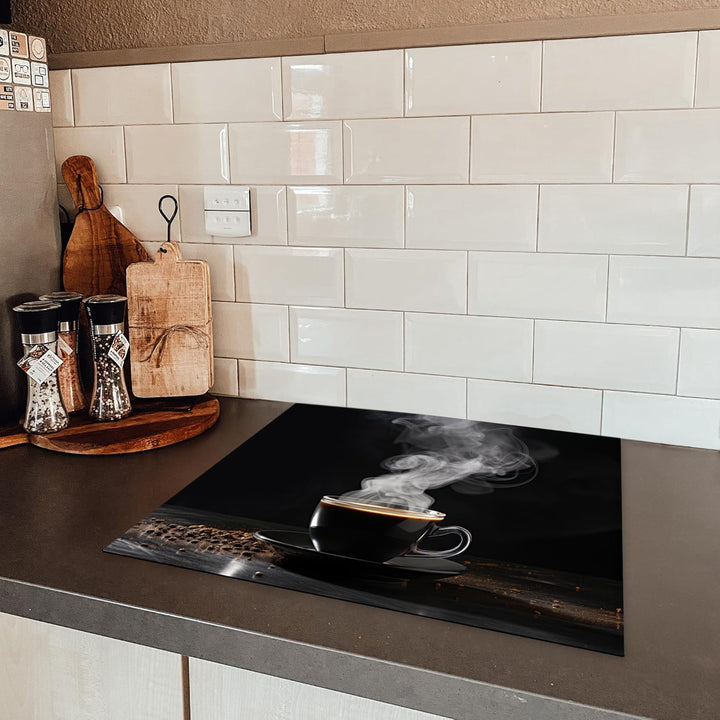 KitchenYeah© Herdabdeckplatte Einteilig Ceranfeld Abdeckplatte Küche Deko Ceranfeldabdeckung Herdabd