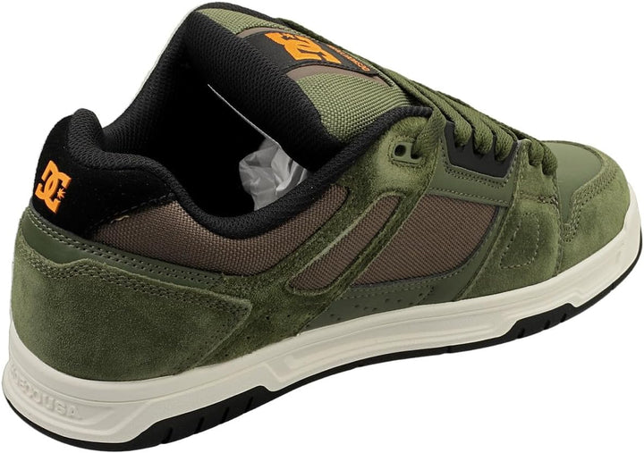 DC Shoes Court Graffik Se, Damen Sneaker 40.5 EU 310 Oliven Offwhite, 40.5 EU 310 Oliven Offwhite