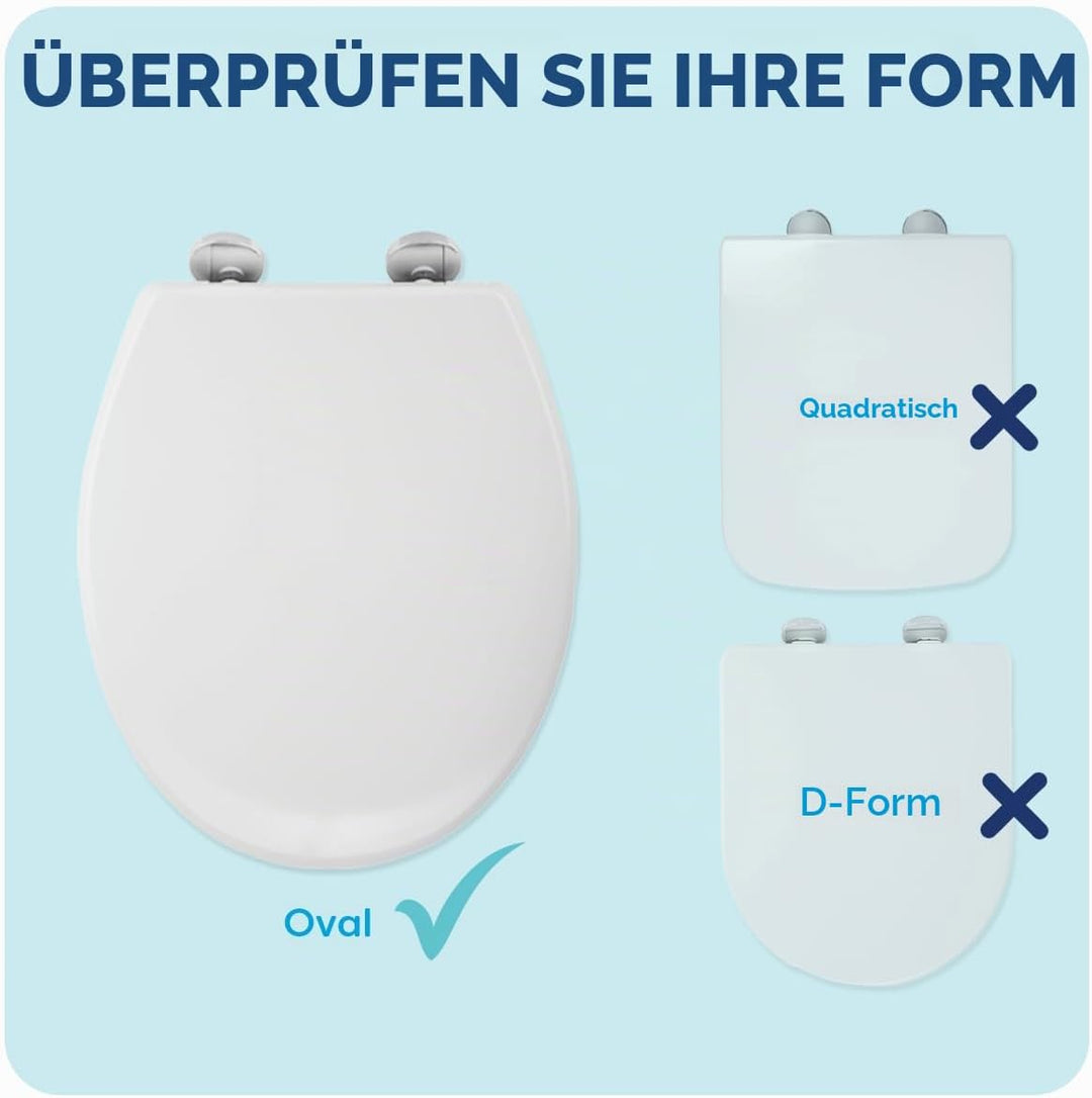 Croydex Massivholz-Toilettensitz, Pinie Antik
