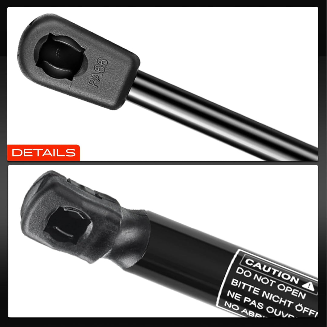 Frankberg 2x Universal Gasfeder Gasdruckdämpfer Gasdruckfeder Dämpfer 410N 530MM 197,5MM Schwarz Met