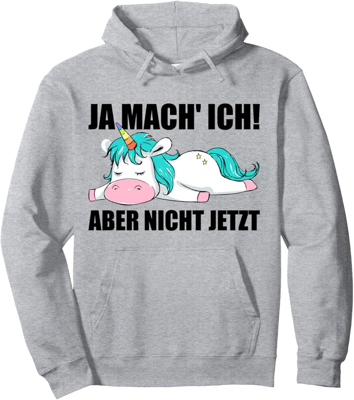 Lustiger Spruch Einhorn Mitarbeiterin Arbeitskollege Büro Pullover Hoodie