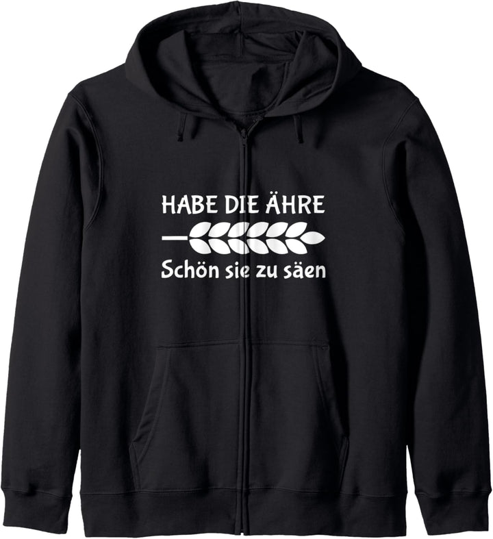 Für den Landwirt: Habe die Ähre! Schön sie zu säen Kapuzenjacke